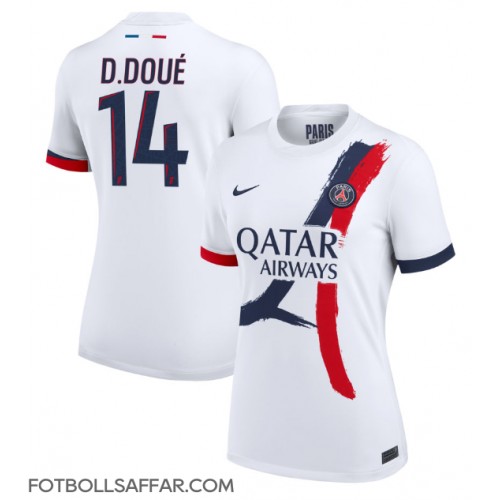 Paris Saint-Germain Desire Doue #14 Bortatröja Dam 2024-25 Kortärmad